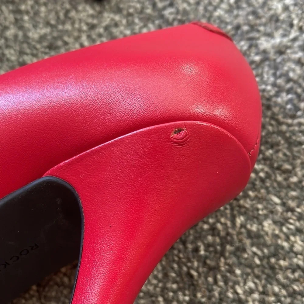 Women’s Rockport Adiprene red peep toe heels 6.5 - Picture 4 of 4